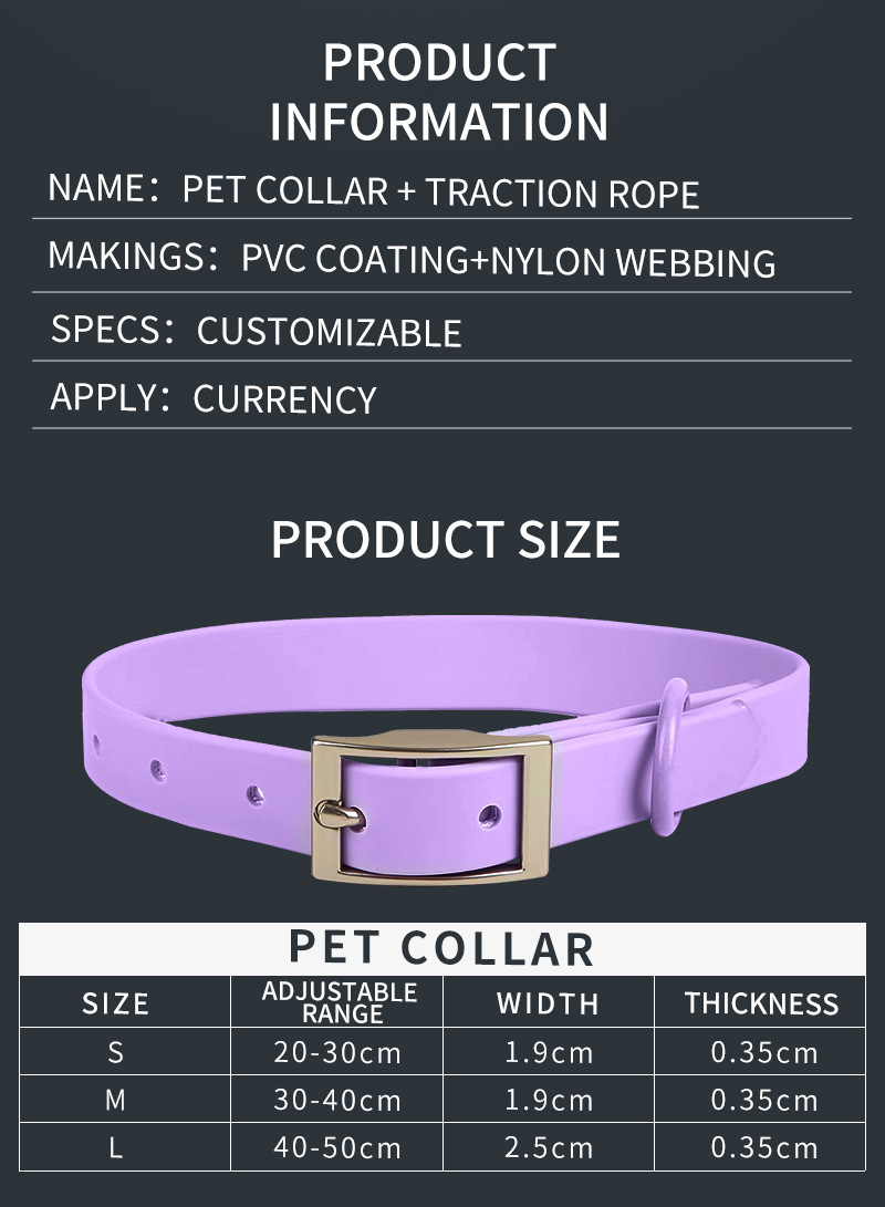 Tactical Dog Harness with Waterproof Anti-Bite Collar