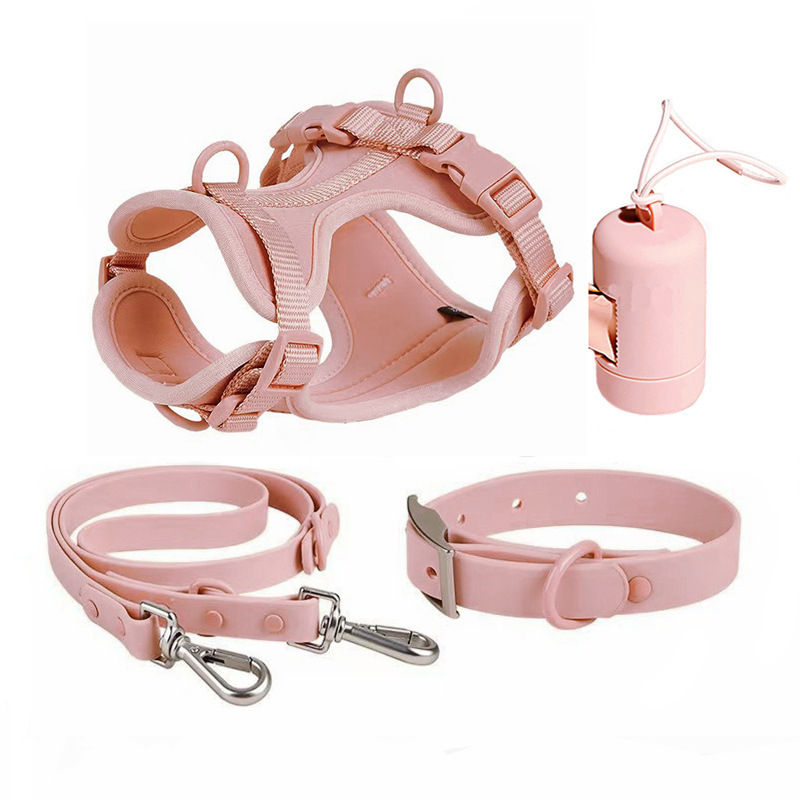 Tactical Dog Harness with Waterproof Anti-Bite Collar