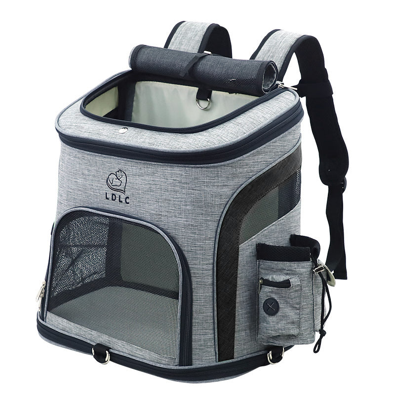 Breathable Pet Backpack Carrier for Cats & Small Dogs — Spacious, Lightweight, 4 Colors
