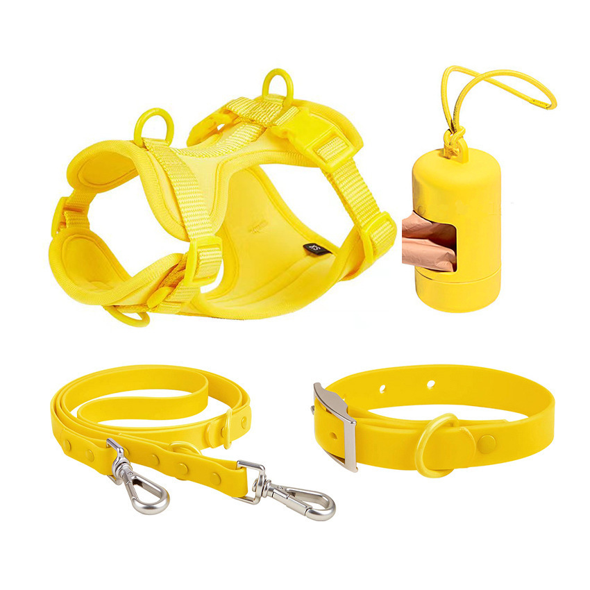 Tactical Dog Harness with Waterproof Anti-Bite Collar