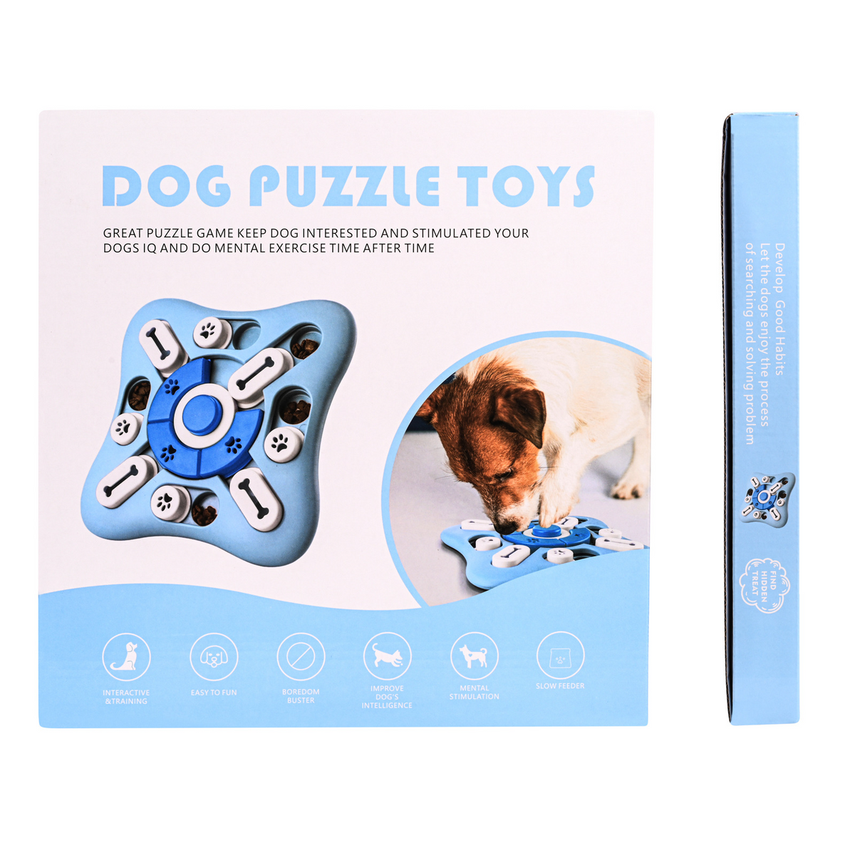 Interactive Slow Feeder Puzzle Toy for Dogs — Mental Stimulation & Treat Dispensing