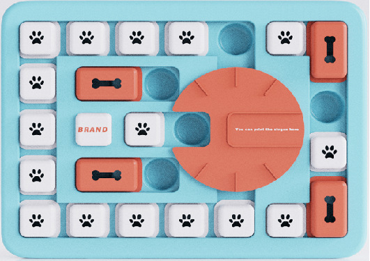 Interactive Slow Feeder Puzzle Toy for Dogs — Mental Stimulation & Treat Dispensing