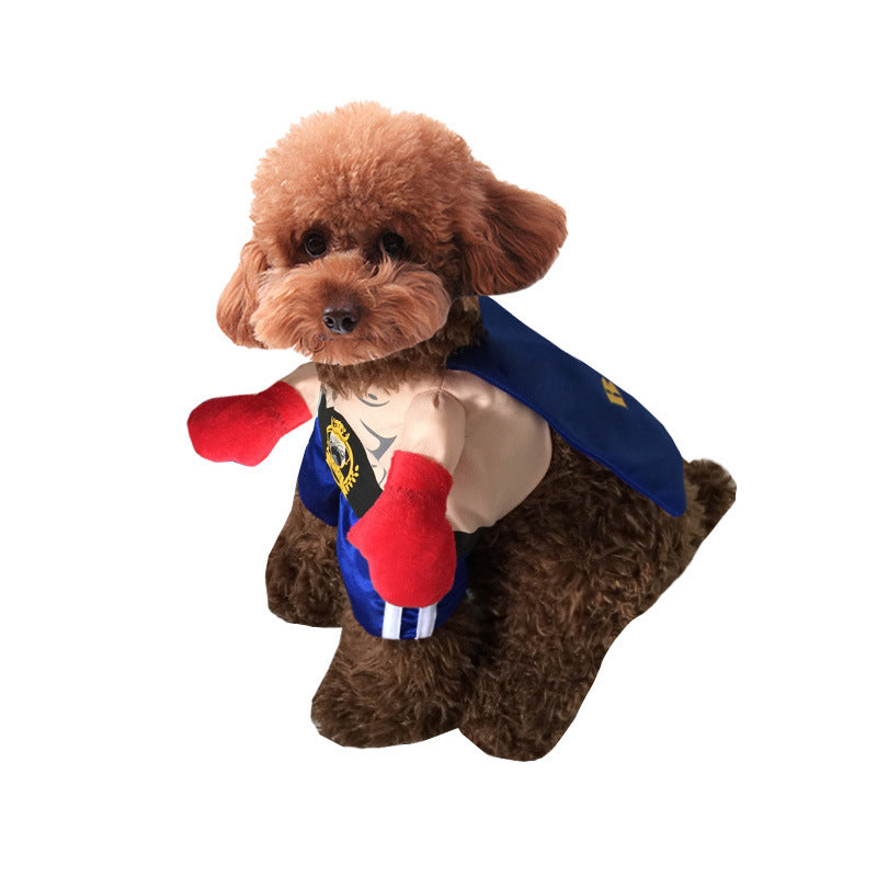 Boxer Upright Costume for Halloween Dog Apparel