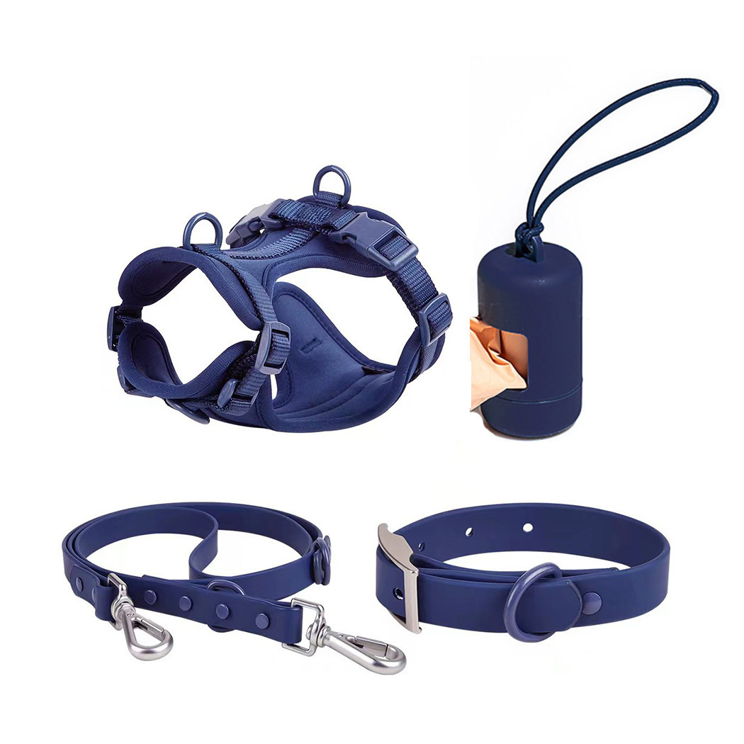 Tactical Dog Harness with Waterproof Anti-Bite Collar