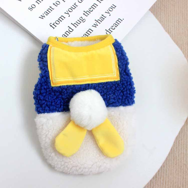 Contrasting Color Cotton Pet Vest for Dogs