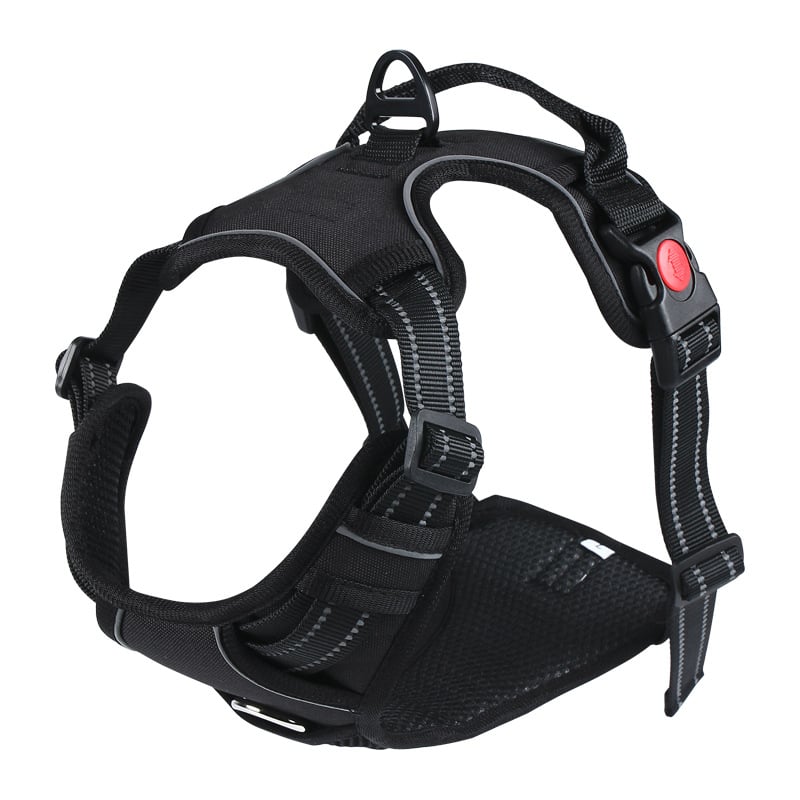 Anti-Reflective Oxford Vest with Traction Rope for Dogs