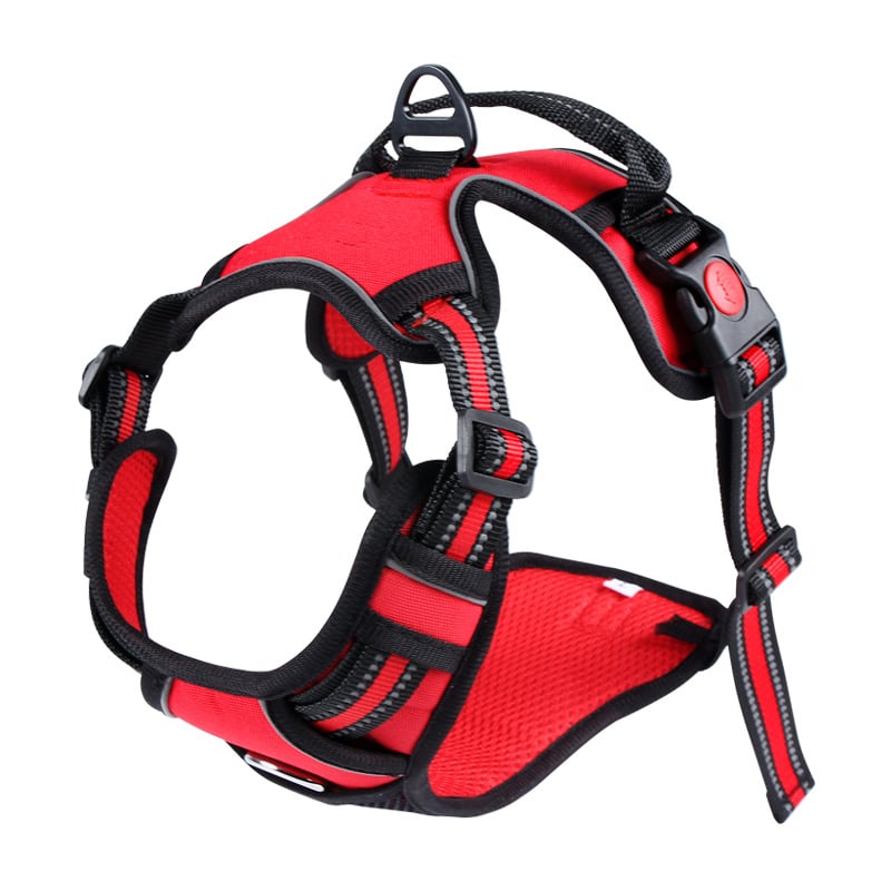 Anti-Reflective Oxford Vest with Traction Rope for Dogs