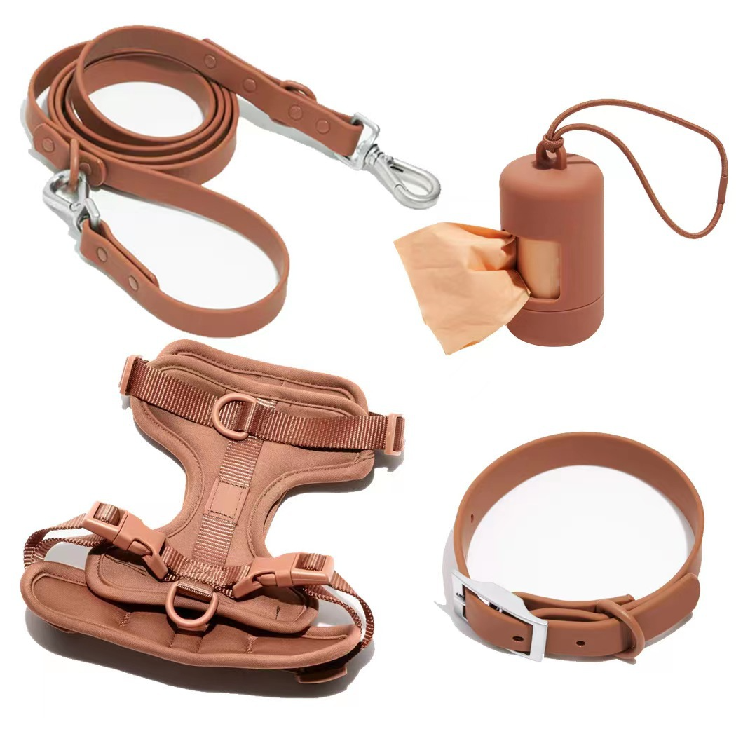 Tactical Dog Harness with Waterproof Anti-Bite Collar