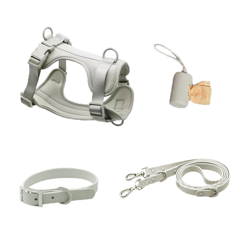 Tactical Dog Harness with Waterproof Anti-Bite Collar