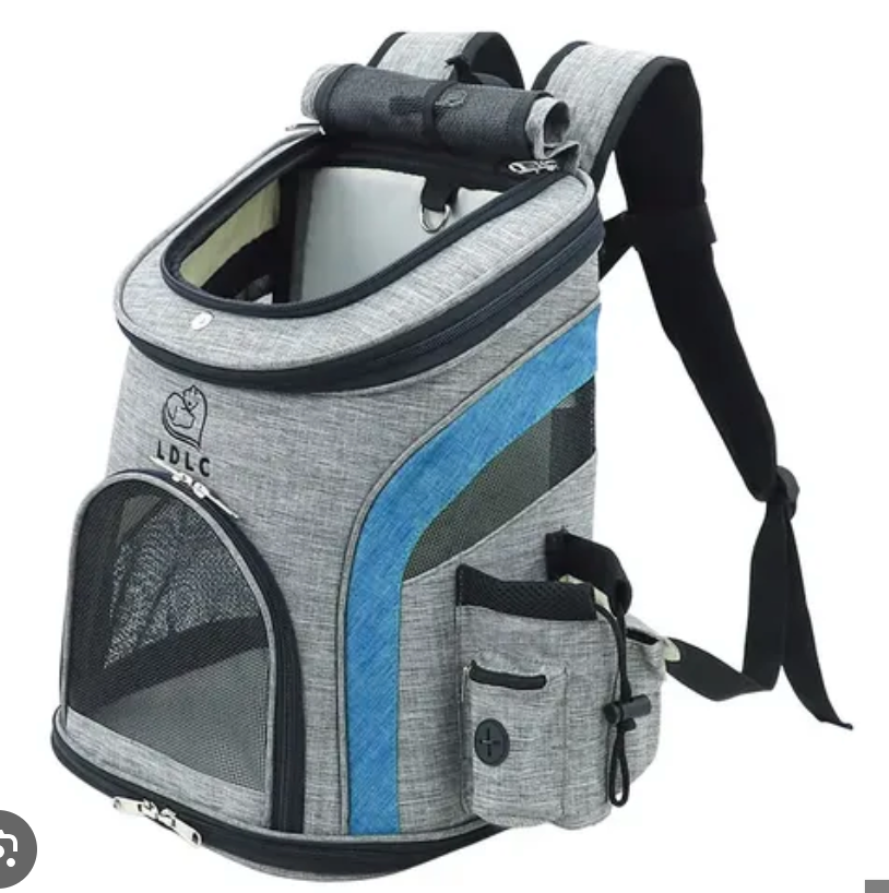 Breathable Pet Backpack Carrier for Cats & Small Dogs — Spacious, Lightweight, 4 Colors