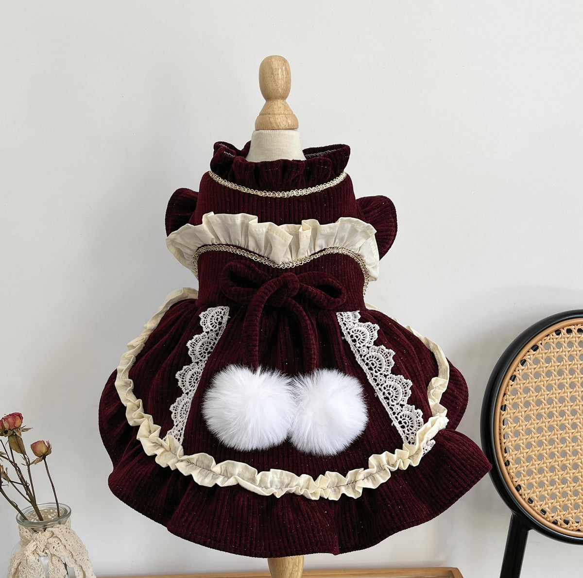 Custom Handmade Retro Style Pet Clothing