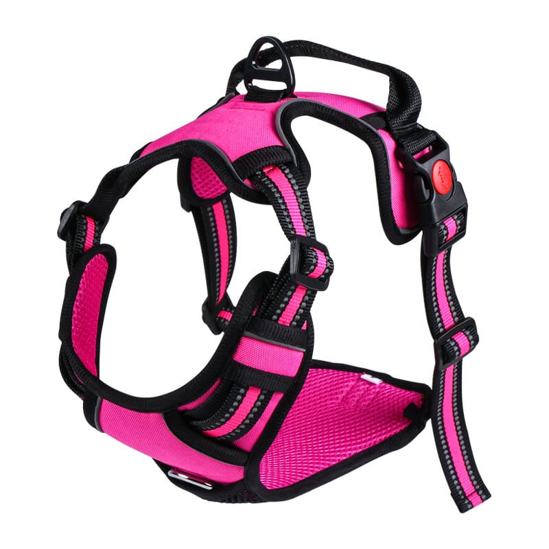Anti-Reflective Oxford Vest with Traction Rope for Dogs